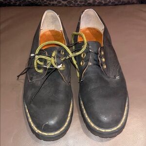 Dr. Marten Oxford Made in England Red or Dead Size UK 3 US 5 women’s Black Vtg